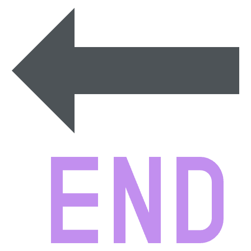 End Arrow Emoji from EmojiTwo Colors Set