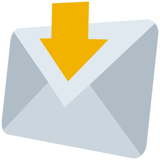Envelope With Arrow Element from EmojiTwo Colors Set