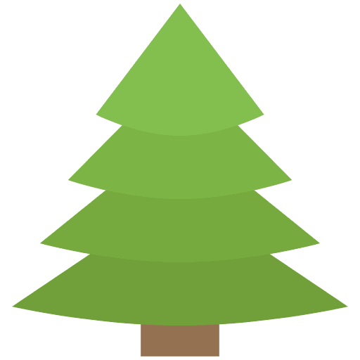 Evergreen Tree Emoji from EmojiTwo Colors Set