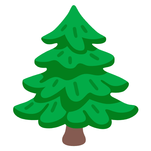 Evergreen Tree Element from Noto Emojis Set
