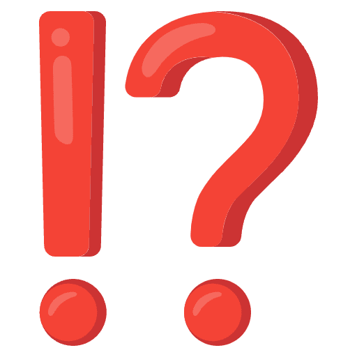 Exclamation Question Mark Emoji from Noto Emojis Set