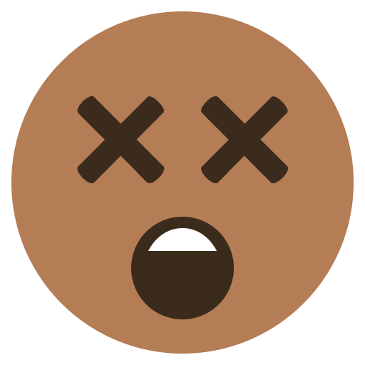 Exhausted Emoji Emoji from EmojiTwo Colors Set