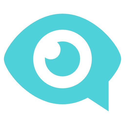 Eye In Speech Bubble Emoji from EmojiTwo Colors Set