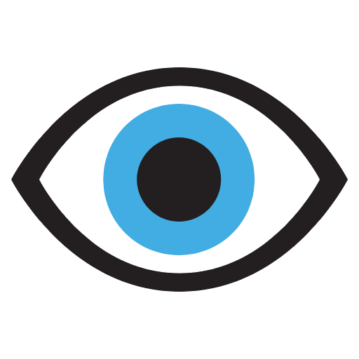 Eye Emoji from EmojiTwo Colors Set