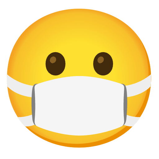 Face With Medical Mask Emoji from Noto Emoji Set