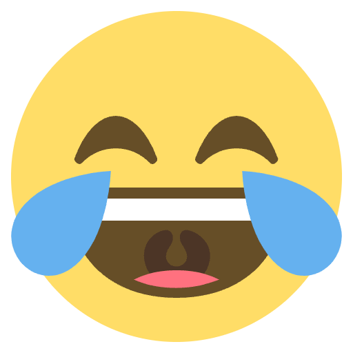 Face With Tears Of Joy Element from EmojiTwo Colors Set