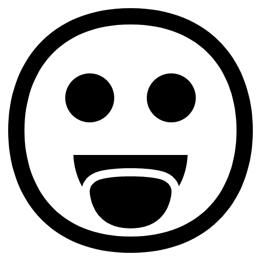 Face With Tongue High Contrast Emoji from Fluent Emoji High Contrast Set