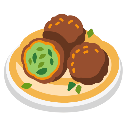 Falafel Emoji from Noto Emojis Set