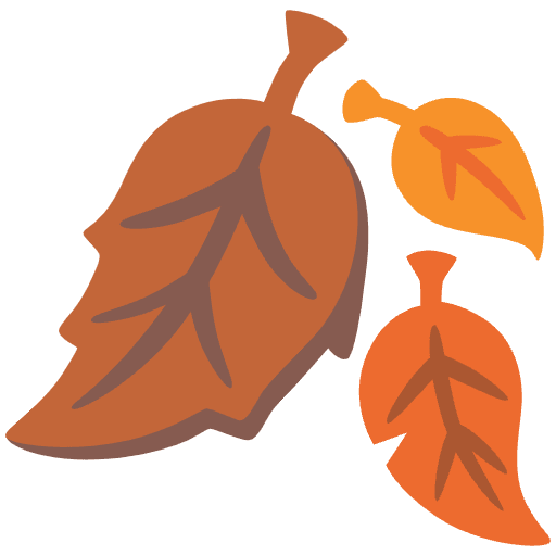 Fallen Leaf Emoji from Noto Emojis Set