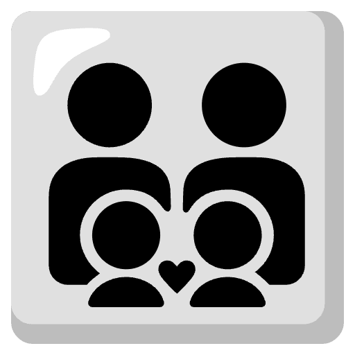Family Adult Adult Child Child Emoji from Noto Emoji Set