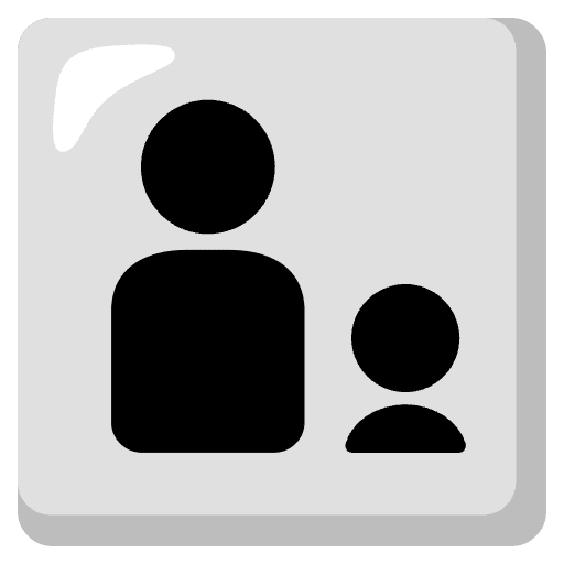 Family Adult Child Emoji from Noto Emojis Set