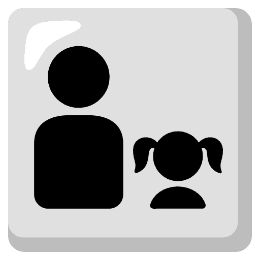 Family Man Girl Emoji from Noto Emojis Set