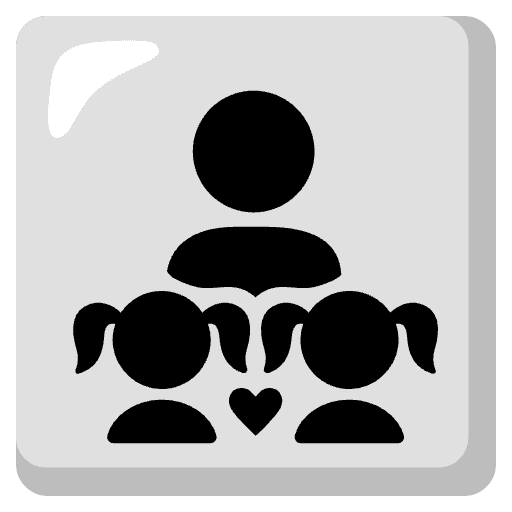 Family Man Girl Girl Emoji from Noto Emojis Set