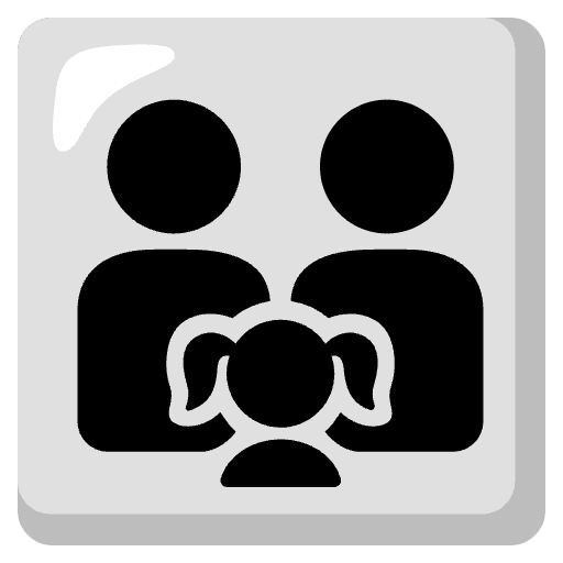 Family Man Man Girl Emoji from Noto Emojis Set