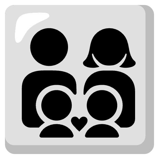 Family Man Woman Boy Boy Emoji from Noto Emojis Set