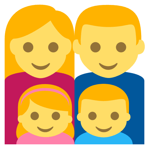 Family Emoji from EmojiTwo Colors Set
