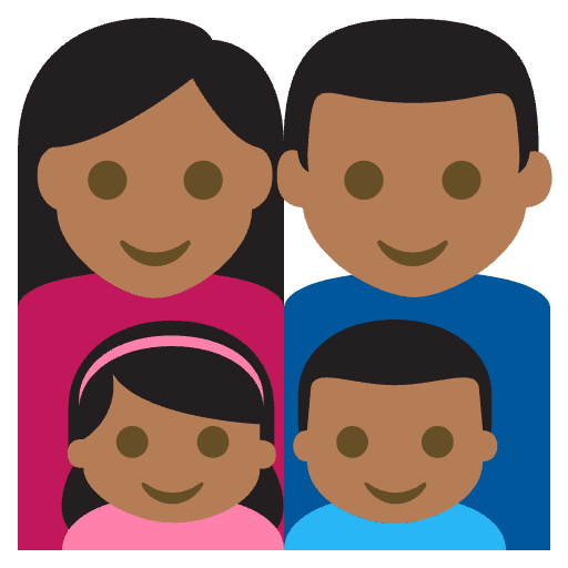 Family Portrait Element from EmojiTwo Colors Set