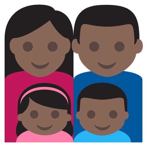 Family Together Emoji from EmojiTwo Colors Set