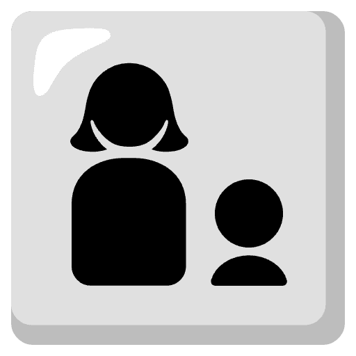 Family Woman Boy Element from Noto Emojis Set
