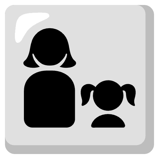 Family Woman Girl Emoji from Noto Emoji Set