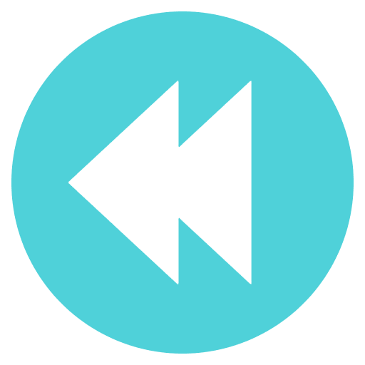 Fast Reverse Button Emoji from EmojiTwo Colors Set