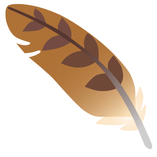 Feather Element from Noto Emojis Set