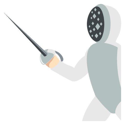 Fencer Emoji Emoji from EmojiTwo Colors Set