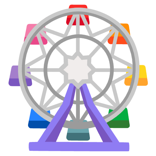Ferris Wheel Emoji from Noto Emoji Set