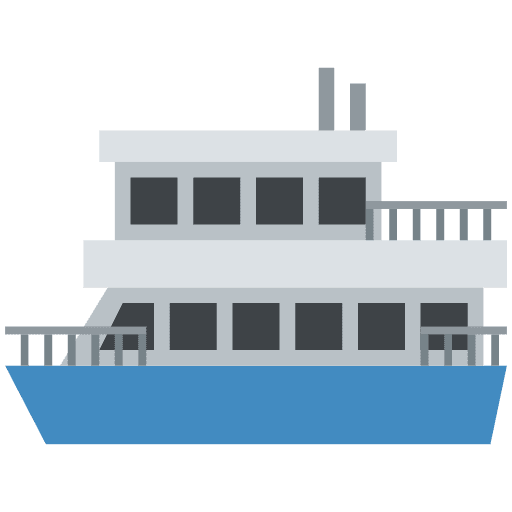 Ferry Element from EmojiTwo Colors Set
