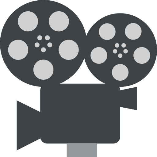 Film Projector Emoji from EmojiTwo Colors Set