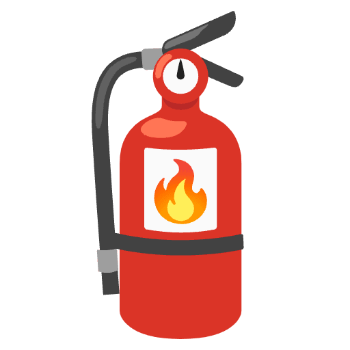 Fire Extinguisher Element from Noto Emojis Set