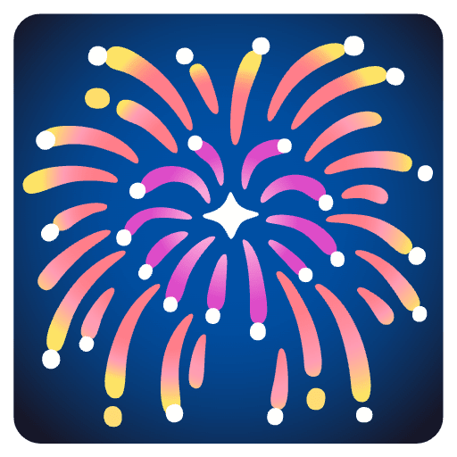Fireworks Emoji from Noto Emojis Set
