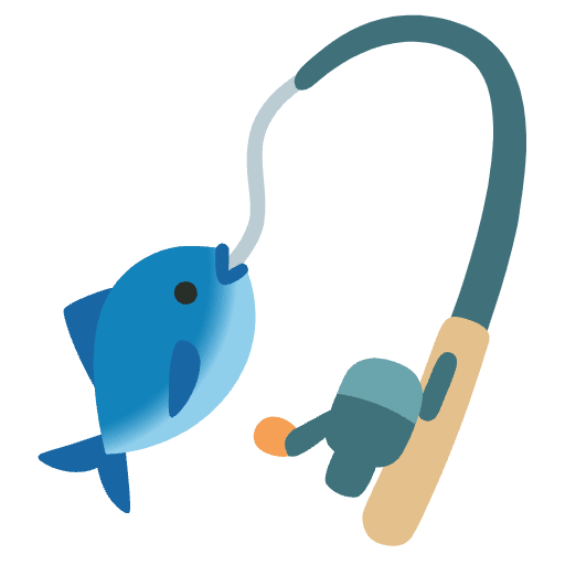 Fishing Pole Emoji from Noto Emojis Set