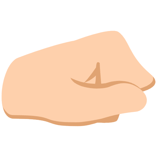 Fistbump Emoji from EmojiTwo Colors Set