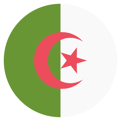 Flag Algeria Element from EmojiTwo Colors Set
