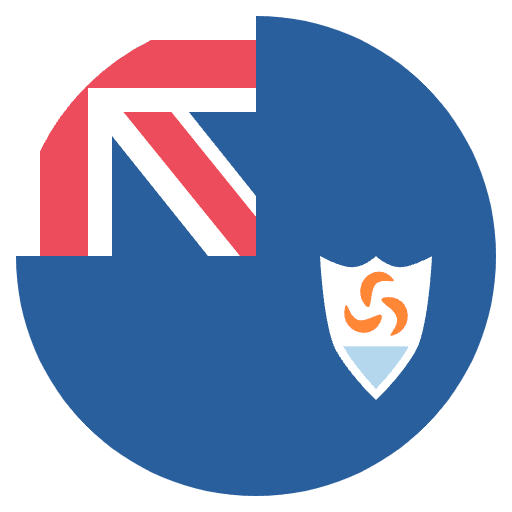 Flag Anguilla Element from EmojiTwo Colors Set
