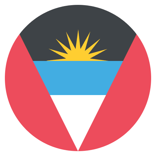 Flag Antigua & Barbuda Emoji from EmojiTwo Colors Set