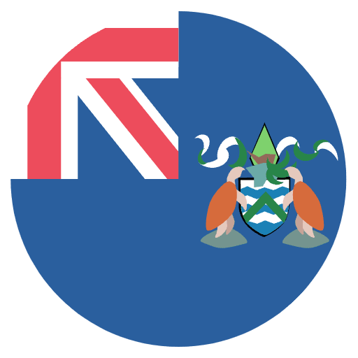 Flag Ascension Island Emoji from EmojiTwo Colors Set