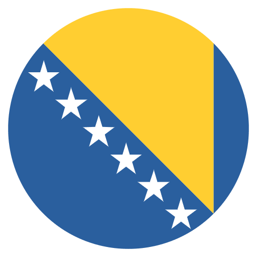 Flag Bosnia & Herzegovina Emoji from EmojiTwo Colors Set