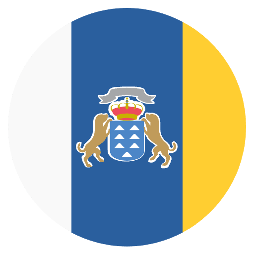Flag Canary Islands Emoji from EmojiTwo Colors Set
