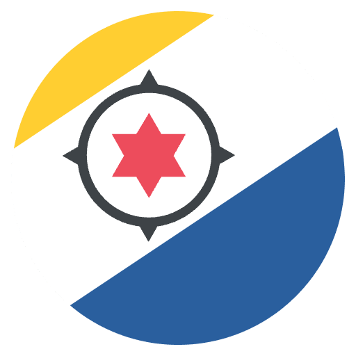 Flag Caribbean Netherlands Emoji from EmojiTwo Colors Set