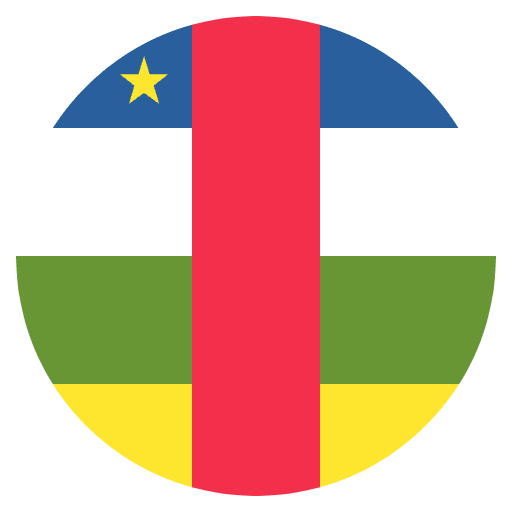 Flag Central African Republic Emoji from EmojiTwo Colors Set