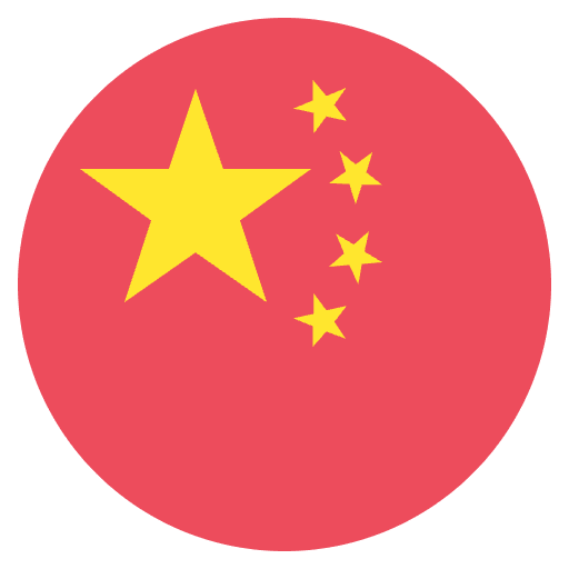 Flag China Emoji from EmojiTwo Colors Set