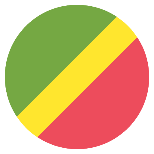 Flag Congo Brazzaville Emoji from EmojiTwo Colors Set