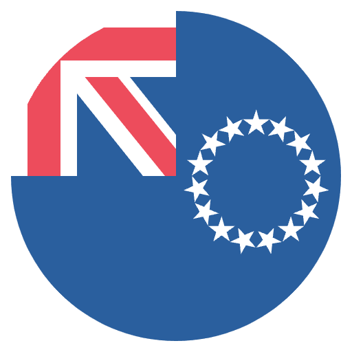 Flag Cook Islands Element from EmojiTwo Colors Set