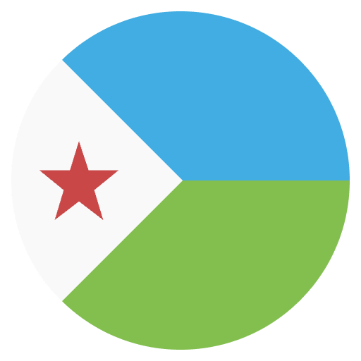 Flag Djibouti Emoji from EmojiTwo Colors Set