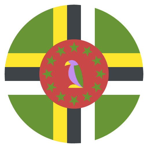 Flag Dominica Element from EmojiTwo Colors Set