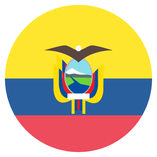 Flag Ecuador Emoji from EmojiTwo Colors Set