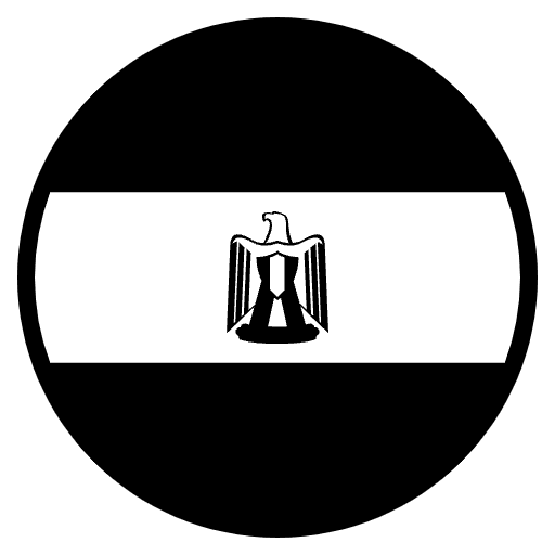 Flag Egypt Element from EmojiTwo Black Set