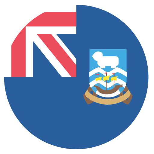 Flag Falkland Islands Emoji from EmojiTwo Colors Set